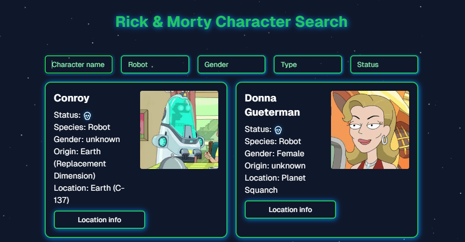 Rick&Morty project
